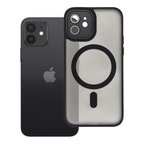Etui na iPhone 12 Variete Mag Cover zgodne z MagSafe czarne