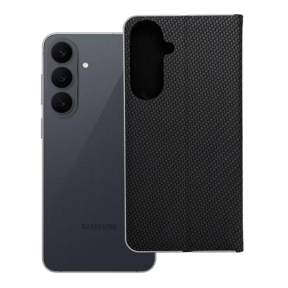 Etui z klapką na Samsung S26 FE Luna Book Carbon czarne