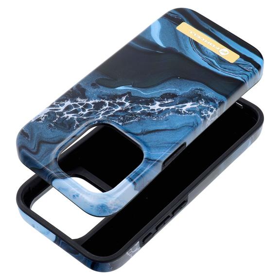 Etui na iPhone 15 PRO Forcell F-Protect Mirage zgodny z MagSafe ocean marble