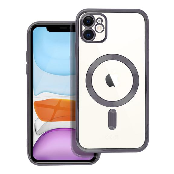 Futerał do iPhone 11 Electro Mag Cover zgodny z MagSafe czarny