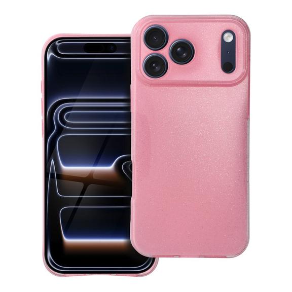 Etui na iPhone 17 Pro Max / 18 Pro Max (low camera edge) Clear Case 2 mm Blink różowe