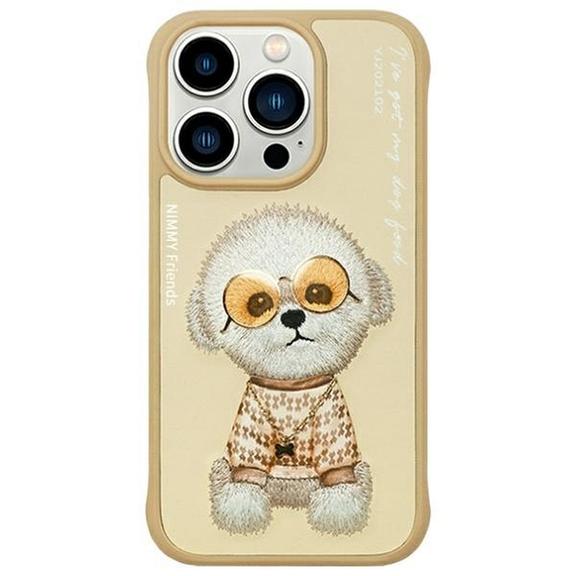 NIMMY futerał GLASSES COOL DOG do IPHONE 15 Pro khaki
