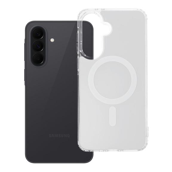 Etui na Samsung A37 Clear Fusion Mag Cover zgodne z MagSafe białe