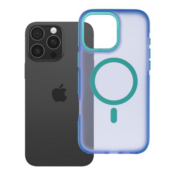 Etui na iPhone 16 Pro Max Forcell F-Protect Vivid Premium zgodne z MagSafe niebieskie 0INT