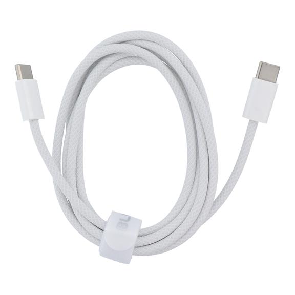 BLUEO kabel Typ C do Typ C QC4.0 60MB/S PD60W 1,2 m biały