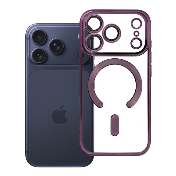 Futerał do iPhone 17 PRO Electro Mag Cover zgodny z MagSafe fioletowy