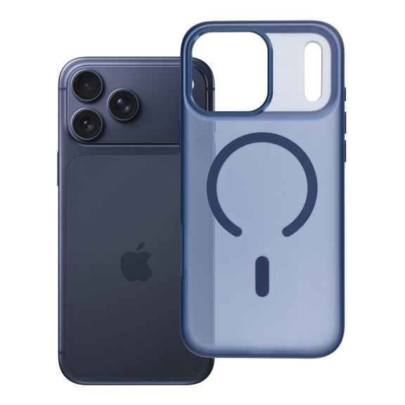 Etui na iPhone 18 Pro Max / 17 Pro Max Flexline Mag Cover zgodne z MagSafe granatowe