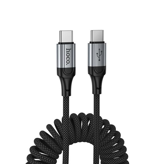Kabel USB C do C Hoco PD 3A 1,5 m X121 czarny