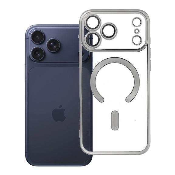 Etui na iPhone 17 Pro Max / 18 Pro Max (low camera edge) Electro Mag Cover zgodne z MagSafe tytanowo szare