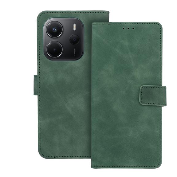 Etui z klapką na Xiaomi Redmi NOTE 14 4G (GLOBAL - 164,84mm x 78,15mm x 8,16mm) Tender Book zielone