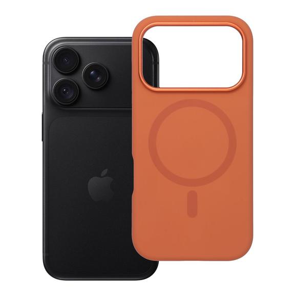 Etui na iPhone 18 Pro / 17 Pro Forcell F-Protect Elan Premium zgodne z MagSafe orange 0INT