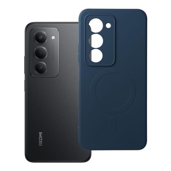 Futerał do Xiaomi Redmi 15 4G / 5G (171,1mm) Silicone Mag Cover zgodny z MagSafe niebieski