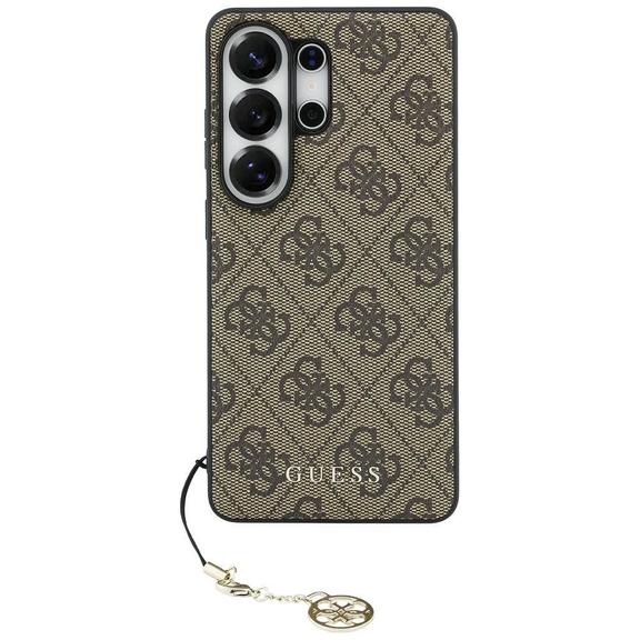 GUESS futerał do SAMSUNG S26 Ultra GUHMS26LGF4GBR (PU 4G Classic Logo with Charm) brązowy