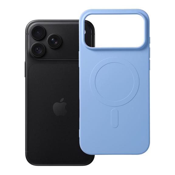 Etui na iPhone 18 Pro Max / 17 Pro Max Silicone Mag Cover zgodne z MagSafe (big hole) jasnoniebieskie