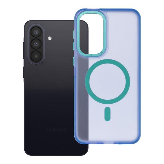 Etui na Samsung A57 Forcell F-Protect Vivid Premium zgodne z MagSafe niebieskie 0INT