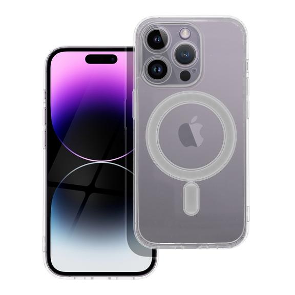 Futerał do iPhone 14 PRO Clear Mag Cover (STR / CAMERA PROTECTION) zgodny z MagSafe  transparentny