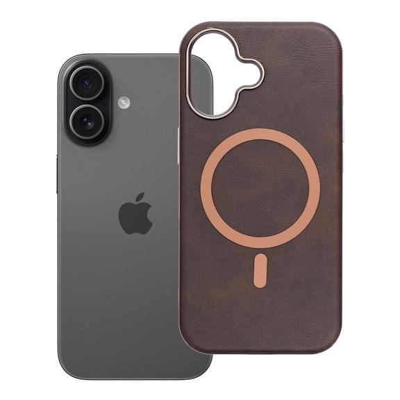 Futerał do iPhone 17 Gentleman Mag Cover zgodny z MagSafe brązowy