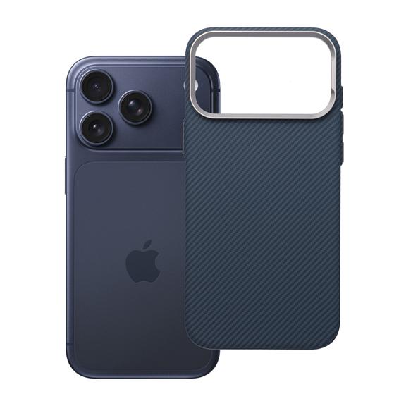 Etui na iPhone 17 Pro Max / 18 Pro Max (low camera edge) K-Look zgodne z MagSafe niebieskie