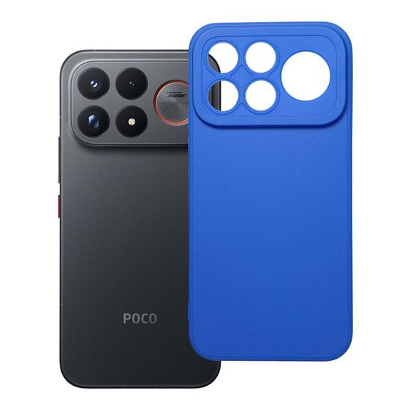Etui na Poco F9 Ultra Matt 2.0 niebieskie