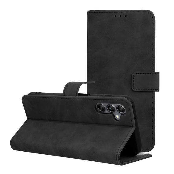 Etui z klapką na Samsung A14 4G / A14 5G Tender Book czarne