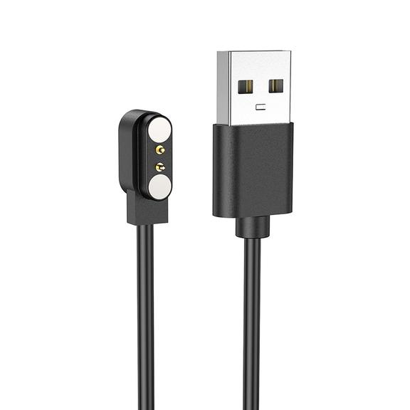 Kabel do ładowania smartwatcha Hoco 0,6 m Y20 czarny