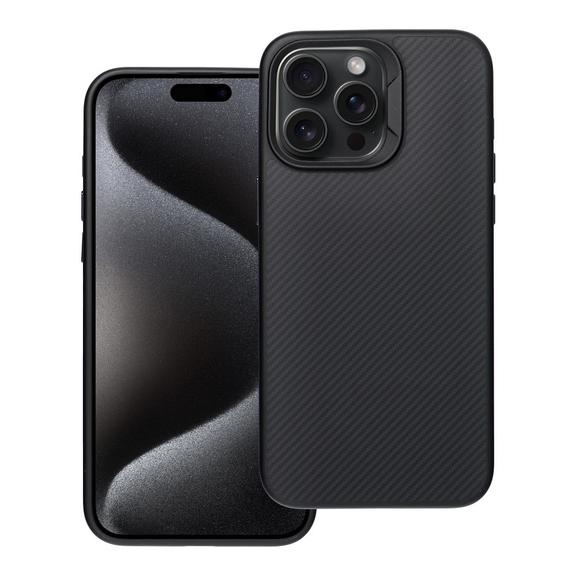 Etui na iPhone 15 PRO MAX Carbon Elite Mag Cover zgodne z MagSafe czarne