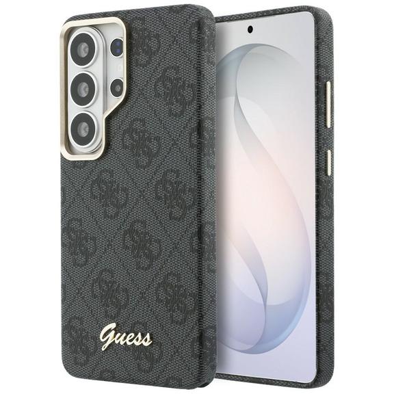GUESS futerał do SAMSUNG S26 Ultra GUHMS26L5P4FWMSK (4G Script MagSafe) czarny