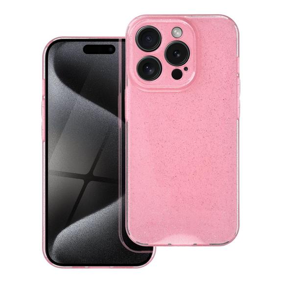Etui na iPhone 15 PRO Clear Case 2 mm Blink różowe