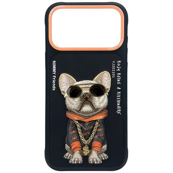 NIMMY futerał GLASSES COOL DOG do IPHONE 18 Pro/17 Pro czarny