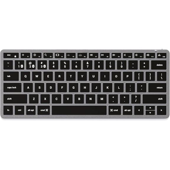 Klawiatura bezprzewodowa QWERTY Satechi Slim X1 ST-BTSX1M szara