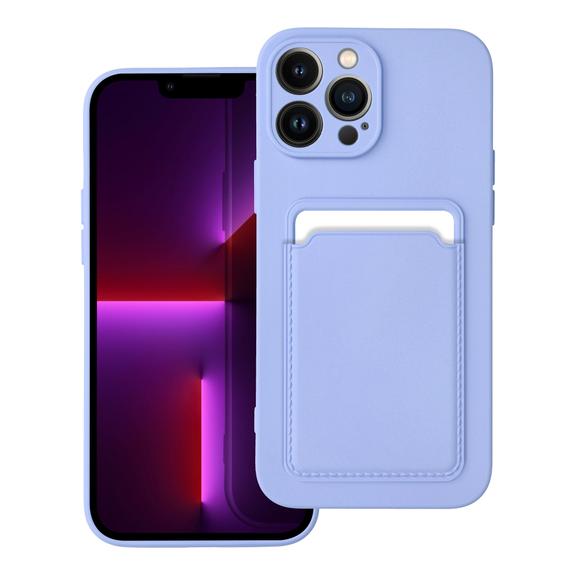 Futerał do iPhone 13 PRO MAX Card Case fioletowy