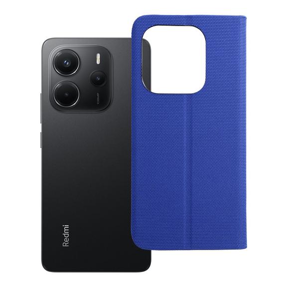 Etui z klapką na Xiaomi Redmi NOTE 14 4G (GLOBAL - 164,84mm x 78,15mm x 8,16mm) Sensitive Book niebieskie