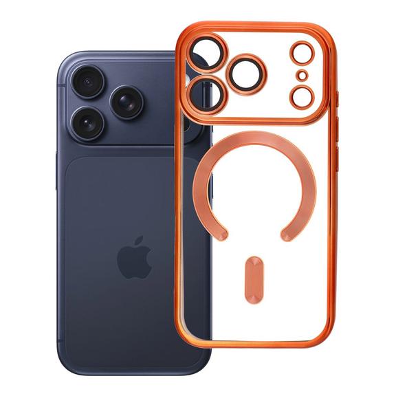 Etui na iPhone 17 Pro / 18 Pro (low camera edge) Electro Mag Cover zgodne z MagSafe orange