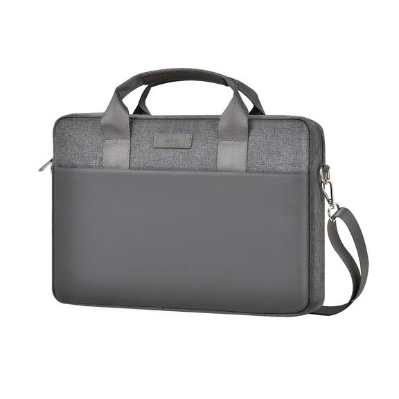 WiWU - Wodoodporna torba na laptopa 15,6" Minimalist Pro - szara