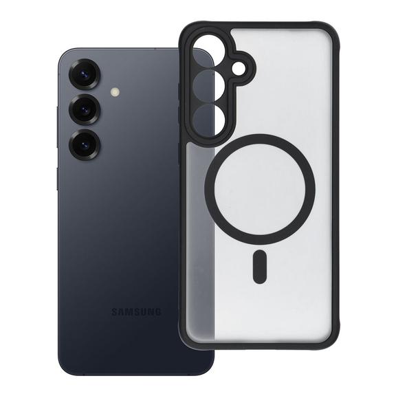 Futerał do Samsung S25 PLUS Full Matte Mag Cover zgodny z MagSafe czarny