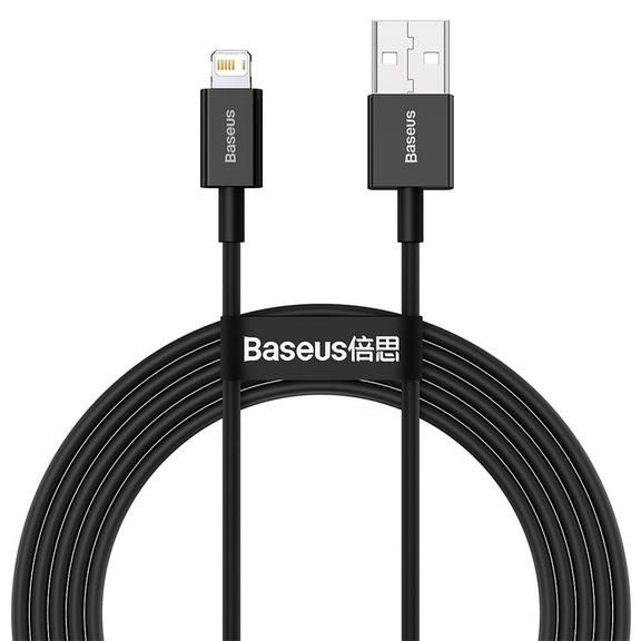 BASEUS kabel USB A do Lightning 2,4A Superior CALYS-C01 2 m czarny