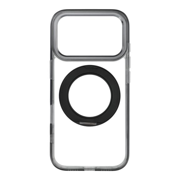 Etui na iPhone 18 Pro / 17 Pro Frame Circle Stand zgodne z MagSafe czarne