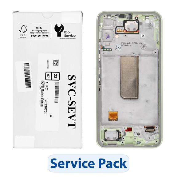 ServicePack Wyświetlacz LCD SAMSUNG A34 5G A346B Green GH82-31200C