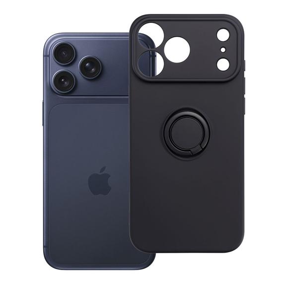 Etui na iPhone 17 Pro Max / 18 Pro Max Silicone Ring czarne