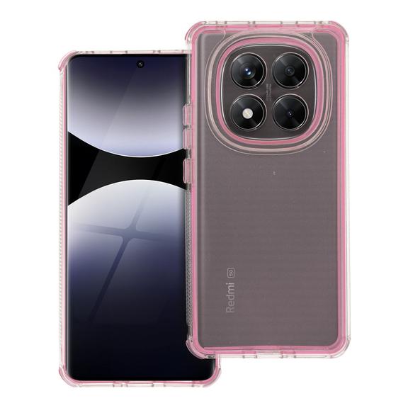 Etui na Xiaomi Redmi Note 14 PRO 5G / 14 PRO PLUS 5G Matrix Clear pudrowy róż