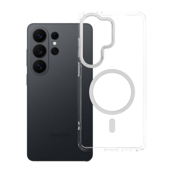Etui na Samsung S26 ULTRA Frame Clear Hybrid Mag Cover zgodny z MagSafe transparentne