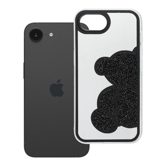 Etui na iPhone 16e (SE 4 2025) / 17e Teddy Bear czarne