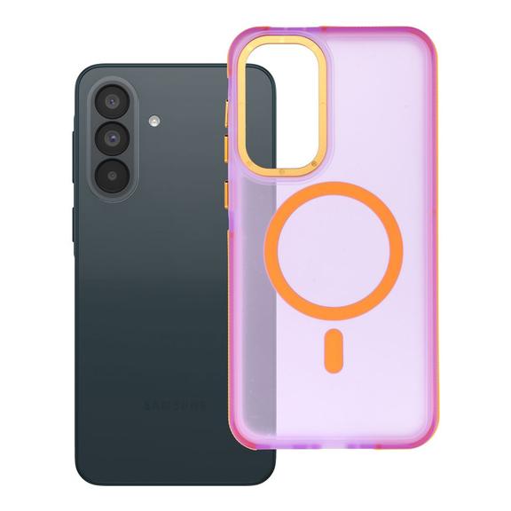 Etui na Samsung A36 / A37 Forcell F-Protect Vivid Premium zgodne z MagSafe fioletowe 0INT