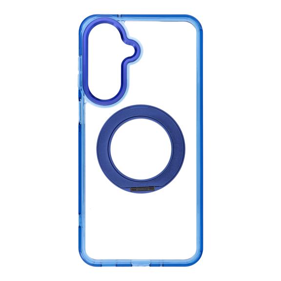 Etui na Samsung A27 Frame Circle Stand zgodne z MagSafe granatowe