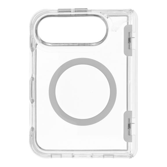 Etui na iPhone Duo Forcell F-Protect 4sD-i Clear 2.5 mm Premium Hinge zgodne z MagSafe transparentne 0INT