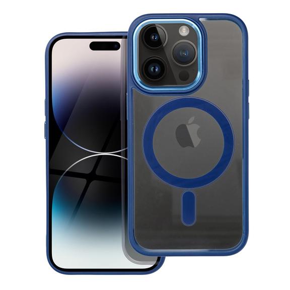 Futerał do iPhone 14 PRO Color Edge Mag Cover zgodny z MagSafe niebieski