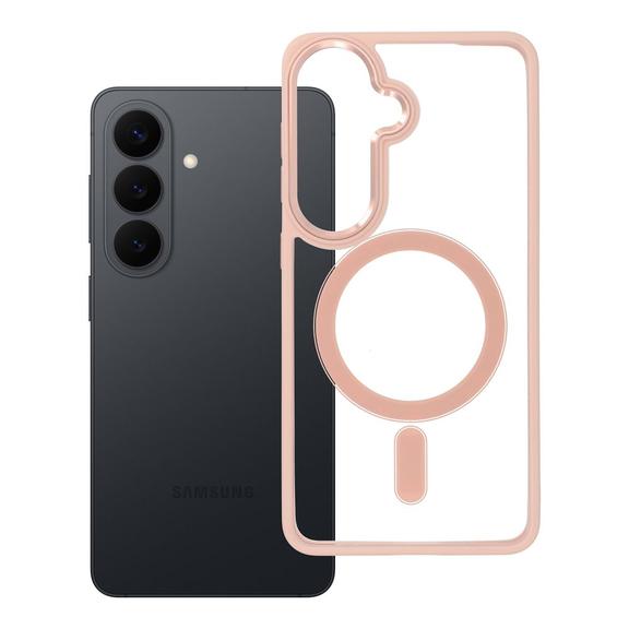 Futerał do Samsung S26 Color Edge Mag Cover zgodny z MagSafe różowy