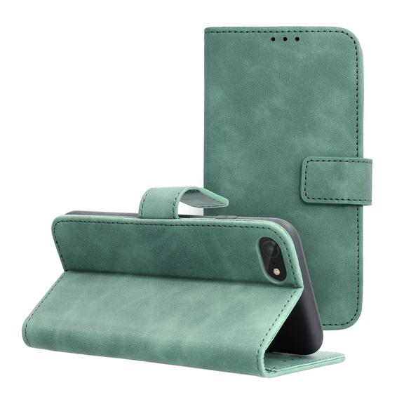 Etui z klapką na iPhone 7 / 8 / SE 2020 / SE 2022 Tender Book zielone