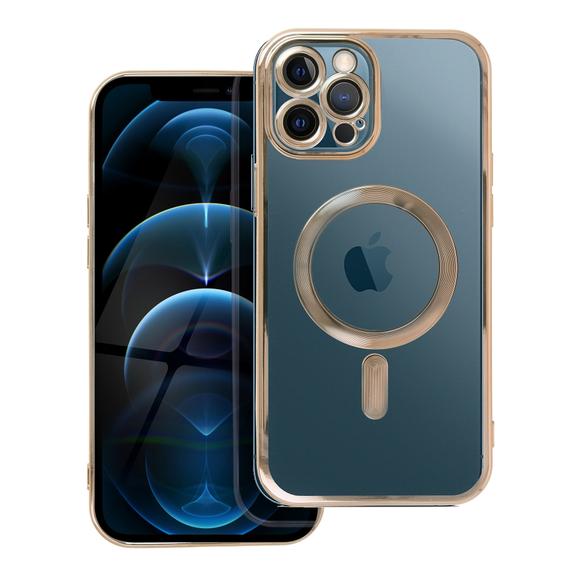 Etui na iPhone 12 PRO MAX Electro Mag Cover zgodne z MagSafe złote