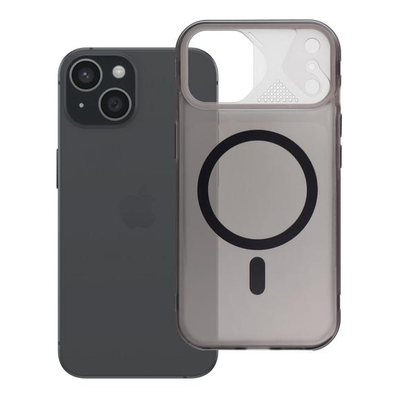 Etui na iPhone 15 Aurora zgodne z MagSafe czarne
